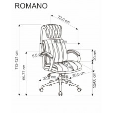 Biroja krēsls ROMANO